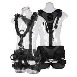 Alternative view of REICIO AQDQ7-A Full-Body Harness with Chest Ascender