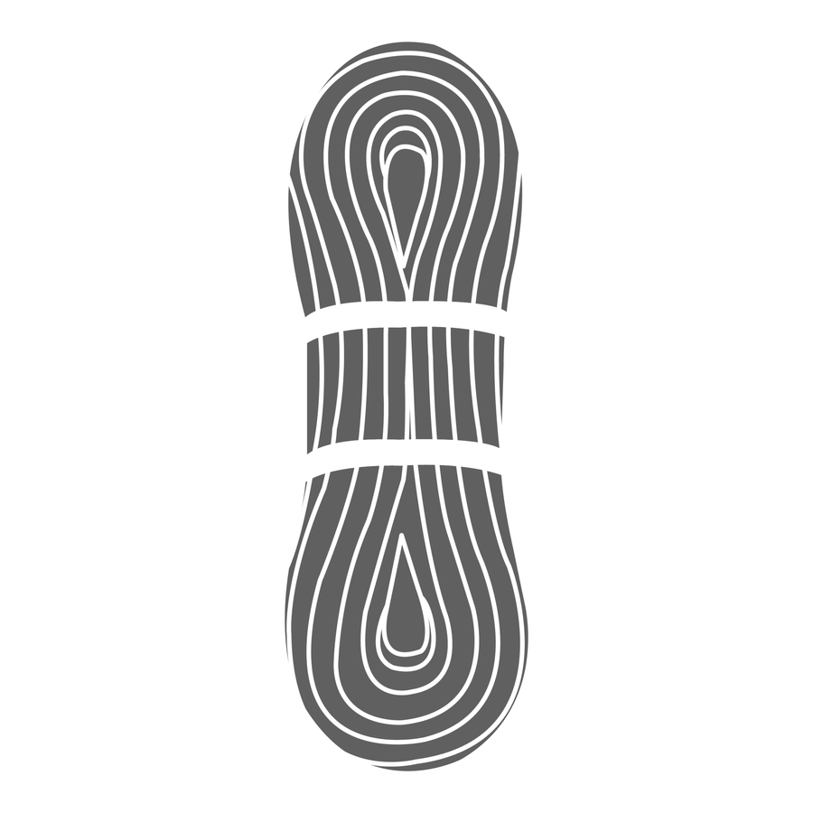 Safety rope used in height safety systems
