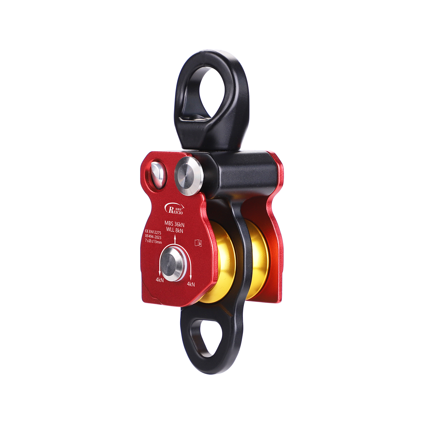 REICIO HL021 Swivel Double Pulley for Rope Rescue - Image 3