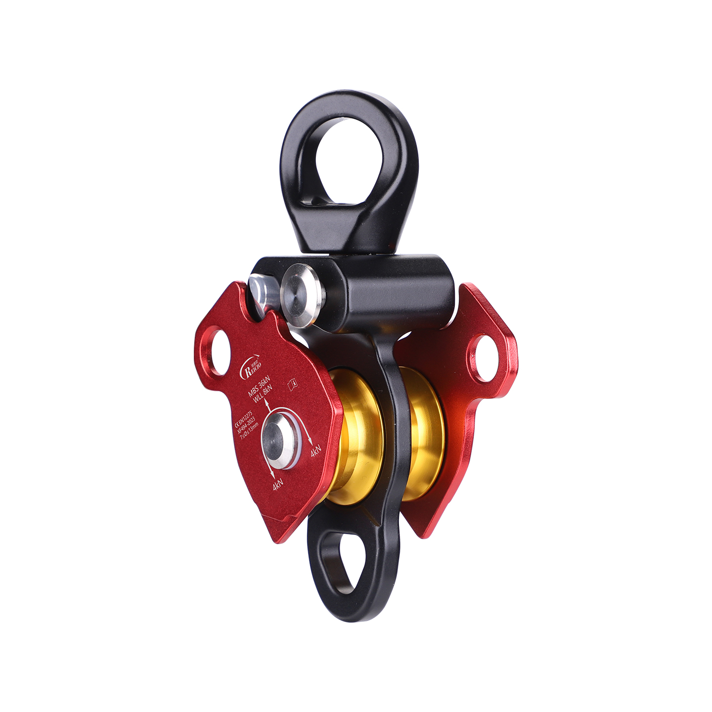 REICIO HL021 Swivel Double Pulley for Rope Rescue - Image 4