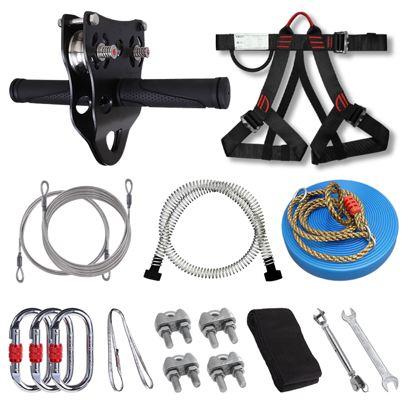 REICIO KIT-14 Zipline Kit (10 mm Carbon Steel Cable)