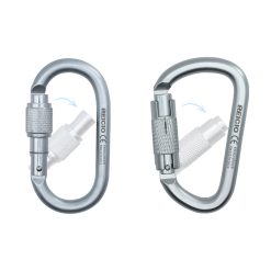 Alternative view of REICIO SK41 D-Shaped High-Strength Carabiner